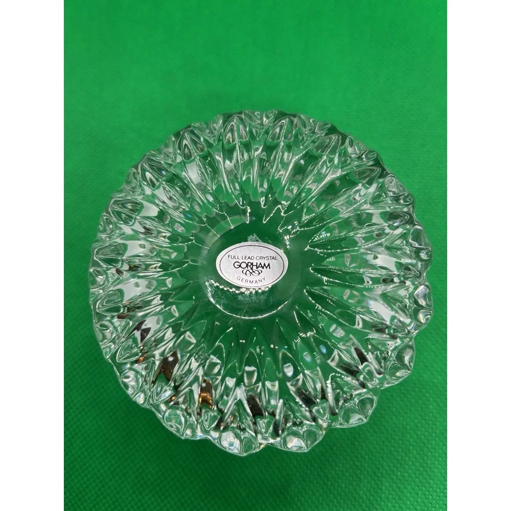Vintage Gorham Althea Candy Dish w/Lid▪︎Full Lead Crystal ▪︎GERMANY ▪︎Flawless